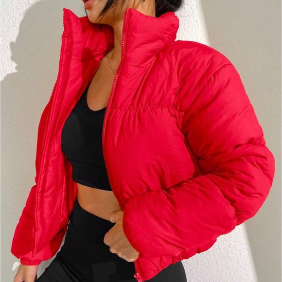 Cozy zip up puffer jacket - Picture 2 of 5